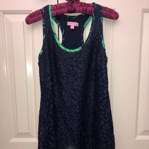 Lilly Pulitzer Razorback Navy Lace dress